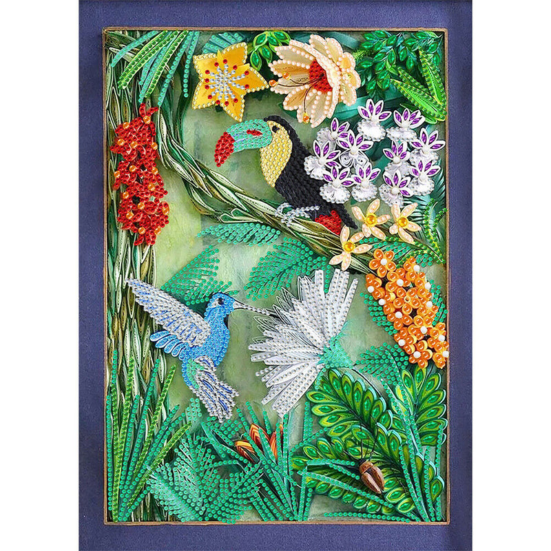 Yan Paper Drawing 5D DIY Diamond Painting Specially Shaped Partial Drill (YXC212)