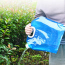 Portable Outdoor Folding Collapsible Water Bags Drinking Carrier (Blue 10L)