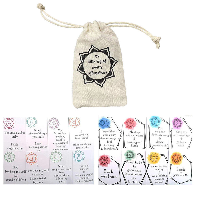 16pcs Affirmation Card Funny Postcards Funny Affirmation Card for Friends Fam