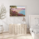 11CT 3 Beach Printed Full Embroidery Sea Sunset Needlework DIY Cross Stitch Kit
