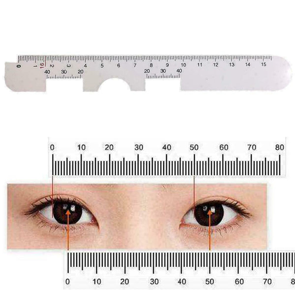 1*, Spectacle Accessories: Pupil Distance Ruler, Small W0T3 Ruler PD O8Y5