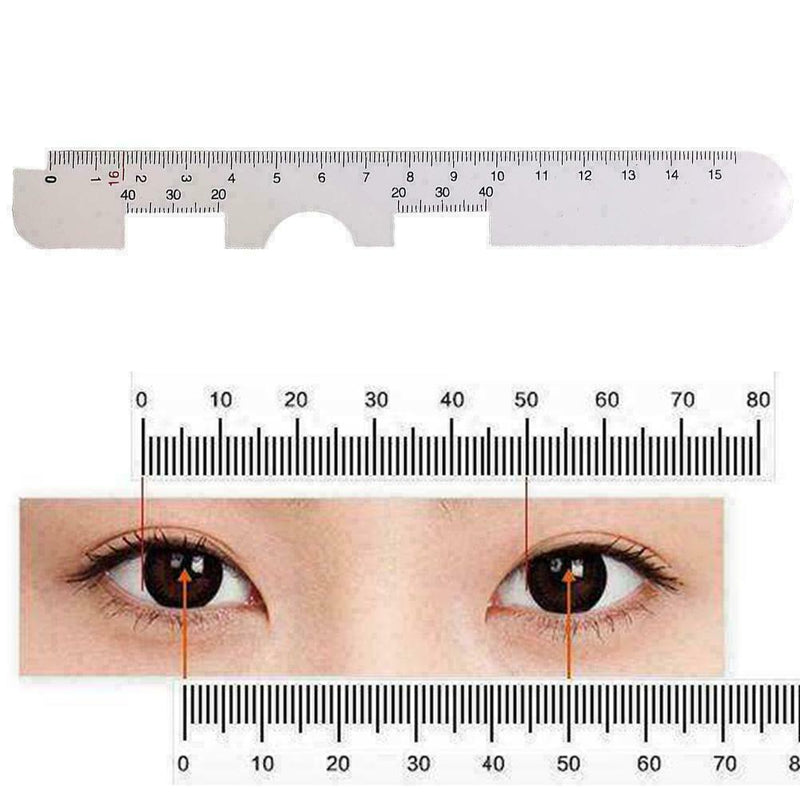 1*, Spectacle Accessories: Pupil Distance Ruler, Small W0T3 Ruler PD O8Y5