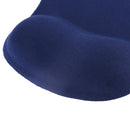 Silicone Wrist Rest Support Mouse Pad PU Anti-slip Hand Pillow(Dark Blue)