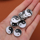Making Gift Yin Yang Pendant Tai Chi Charms Jewelry Accessories White Black