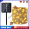 Retro Rope Fairy Lamps 8 Modes for Home Holiday Party (5m+solar energy)