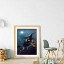 5D DIY Diamond Painting Witch Full Drill Rhinestone Mosaic Art Picture for Home