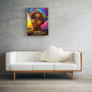 5D DIY Diamond Painting Kits Full Round Drill African Women Mosaic Picture Decor