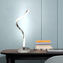 LED Spiral Table Light Eye Protection Reading Lighting Lamp (White Light) Newly