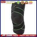 1pc Fitness Running Bandage Elastic Sports Knee Support Brace (Green M)