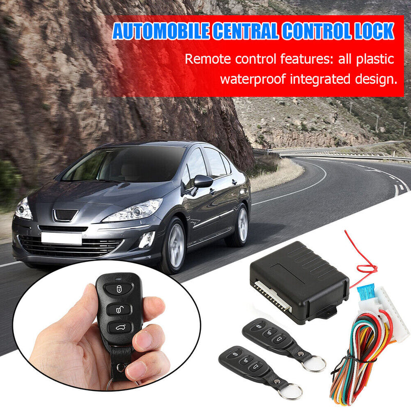 Car Remote Central Door Locking Kit Car Keyless Entry Alarm System 410/T102