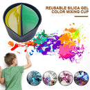 Silicone Split Cup for Paint Pouring Fluid Art Painting DIY Making Drawing To