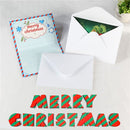 Painting Greeting Cards 5D Diamond Painting Merry Christmas Xmas Postcards