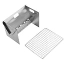 Portable Camping Charcoal Kabob Stove Outdoor Folding Grill BBQ Folding O8K4