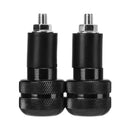 2pcs 22mm Motorcycle Anti Vibration Handlebar Ends Grip Caps Plugs (Black) Newly