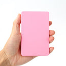 2.5 inch USB 2.0 SATA HDD Hard Disk Drive External Portable SSD Case (Pink)