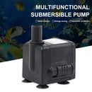 #A 150L/H Submersible Aquarium Ultra-quiet Fish Tank Water Fountain Pump with Pl