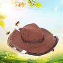 Beekeeping Beekeepers Cowboy Hat Mosquito Bee Insect Head Veil Protect Net C6E9