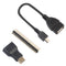 3 in 1 Kit Mini HDMI-compatible to HDMI-compatible+Micro USB+GPIO Header fo