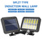 LED Outdoor Solar Garden Waterproof PIR Motion Sensor Wall Light (120COB B)