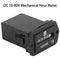 HM002 Mechanical Hour Meter Rectangular Hourmeter for 6-80V DC Power Equipment