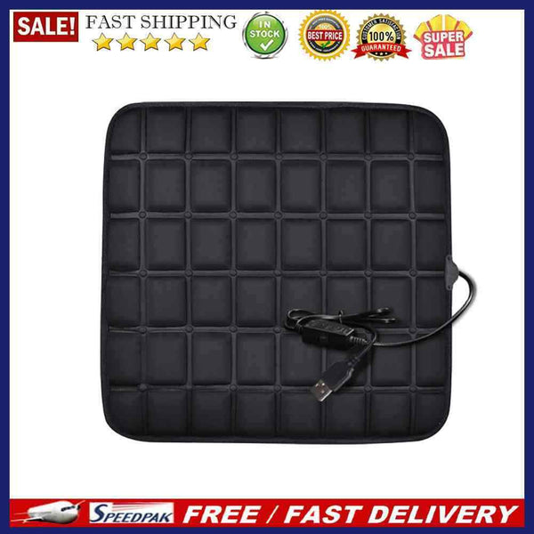 Heated Car Seat Cover Non Slip Universal Auto Front Rear Seat Pad Chair Cushion