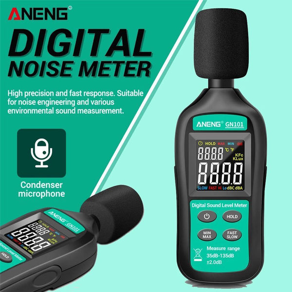 Digital Noise Meter Noise Tester Intelligent Sound Level Meter Measurement