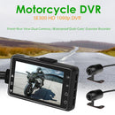 SE300 Motorcycle DVR Front+Rear View Motorcycle Dash Cam Video Recorder Newly