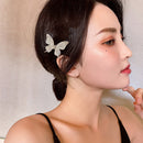 Rhinestone Hair Clip Women Korean Butterfly Hairpins Headband Shiny Bars