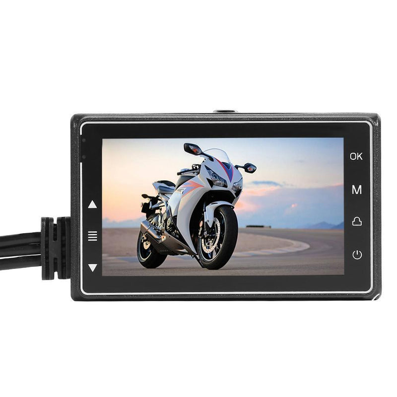 SE600 Motorcycle DVR Front+Rear View Waterproof Lens Dash Cam G-sensor Newly