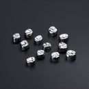 12pcs Dental Instrument Metal Prefabricated Crown Dental Tools for Crown Filling