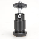 360° Rotate Hotshoe Bracket Ballhead Stand 1/4" Screw DSLR Camera Newly