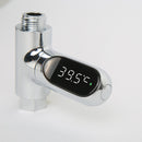 Water Bath Self-powered Thermometer Rotating LED Display Screen for Baby Newly