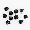 10pcs T3 LED 12V Car Interior Instrument Light Bulbs Dashboard Lamps(Black)