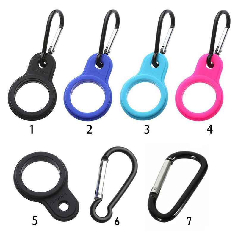 Water Bottle Holder Outdoor Carabiner Rubber Buckles Hook Sports Kettle Buckle