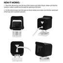 2pcs Waterproof Silicone Skin for Wyze Cam V3 Security Camera Cover Accesso