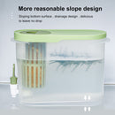 Plastic Cold Kettle with Faucet Large Capacity Beverage Container (Green) Newly