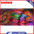 Hand Painted on Canvas DIY Colored Light Oil Paint By Numbers Drawing Kit Craft