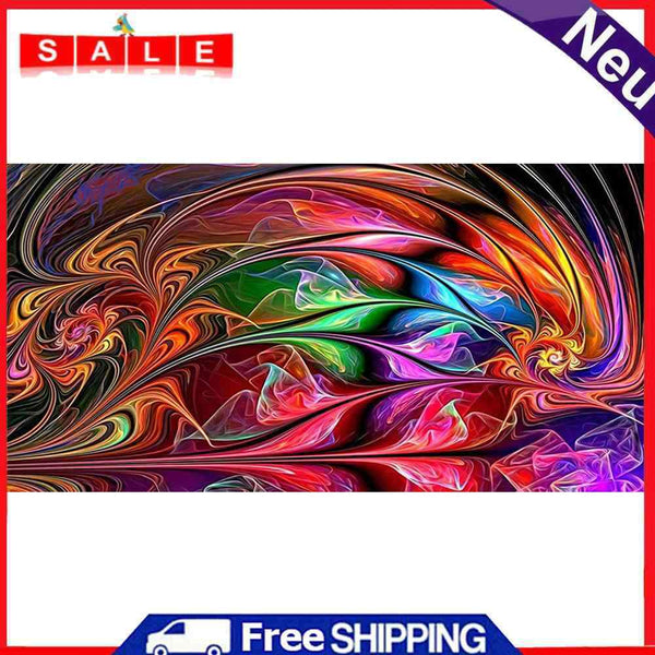 Hand Painted on Canvas DIY Colored Light Oil Paint By Numbers Drawing Kit Craft