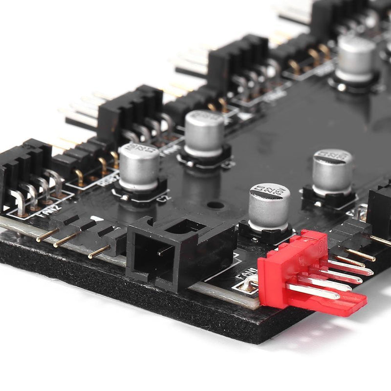 1 to 8 Multi Way Splitter RGB PWM Hub Speed Controller Adapter (5V 3Pin)
