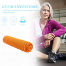 Cold Sports Towel Summer Outdoor Fitness Quick Dry Cooling Towel (Orange)