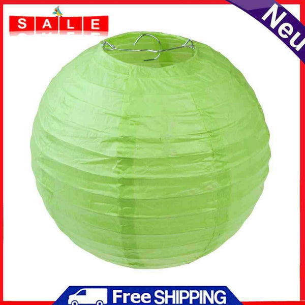 4"" Round Paper Lantern DIY Hanging Ball Lamp Wedding Party Birthday Decor