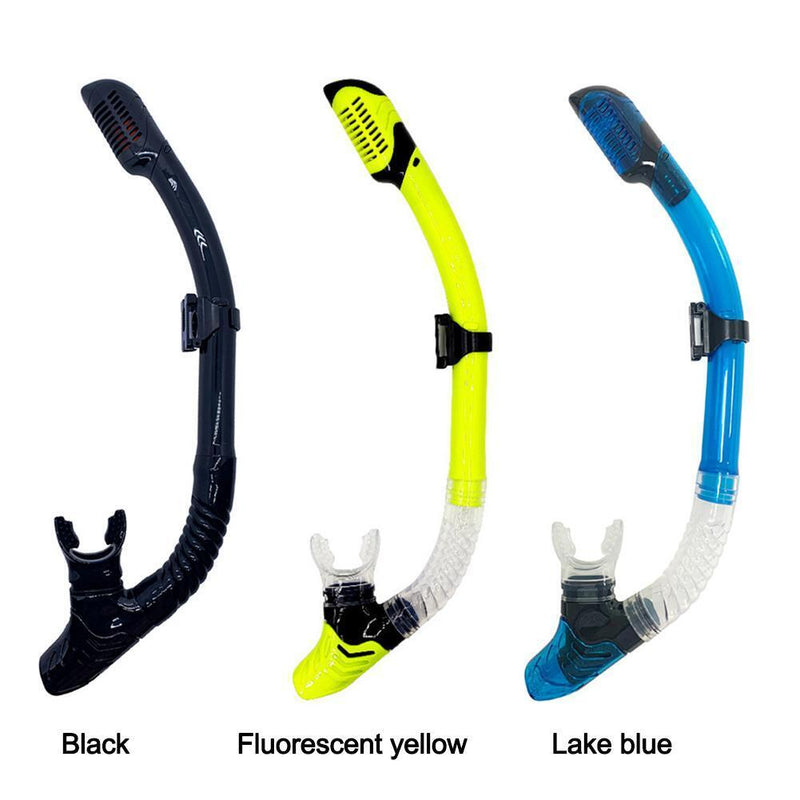 Diving Snorkel Full Dry Underwater Breathing Tube Snorkeling Gear (Black)