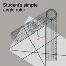 360 Degree Angle Medical Spinal Angle finder Protractor Goniometer Angle Ruler