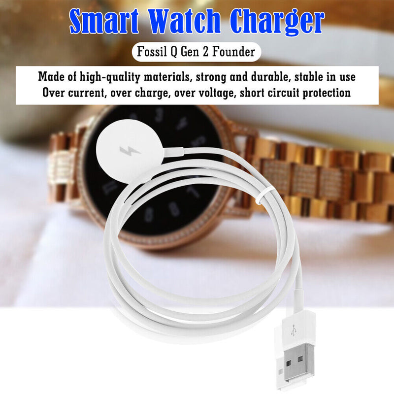 Smartwatch Charging Cable Dock for Fossil Gen 1/2/3 Watch Charger USB Stand Base
