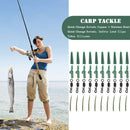 40pcs Lead Clips Quick Change Swivels Tail Rubber Tubes Anti Knot Sleeves K