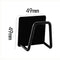Stainless Steel Sink Sponges Holder Adhesive Drain Drying Rack (Black) Newly