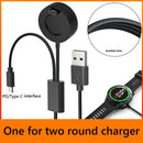 2"" 1 USB Type-C PD Fast Charger Cable Accessories for Garmin 7S 6X Venu2 Swim2