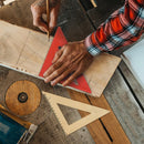 45 Degree Angle Ruler Multi-function Triangle Ruler Square Protractor Meter