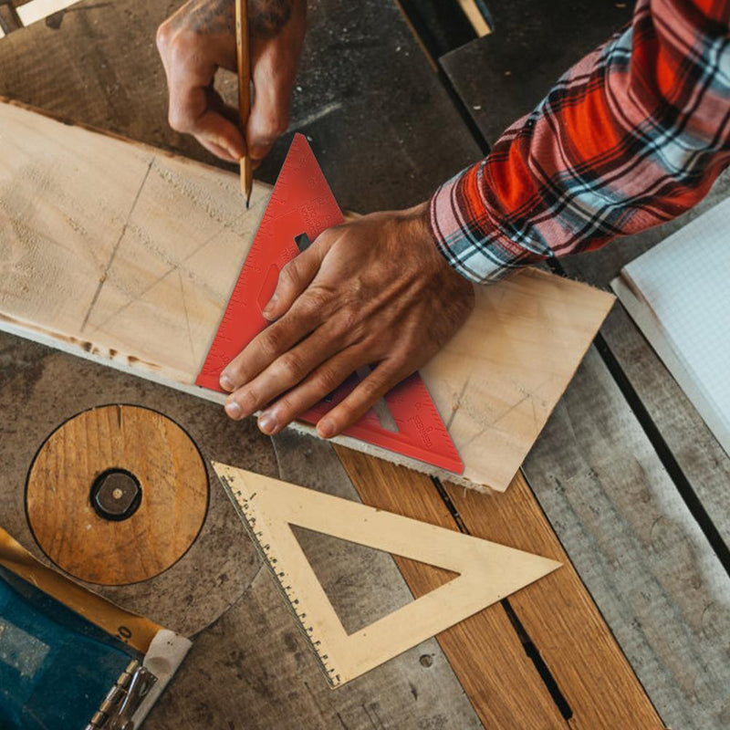 45 Degree Angle Ruler Multi-function Triangle Ruler Square Protractor Meter