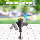 Outdoor Camping Hiking Tripod Gas Stove Connector Long Tank Gas Bottle Converter